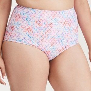 Torrid - Mermaid Print High Waist Swimsuit Bottom